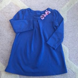Gymboree dress 2T. Blue w pink bow